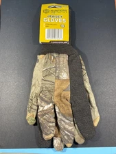 Hunter’s Specialties HS Camo Advantage Timber Dot Grip Gloves NWT