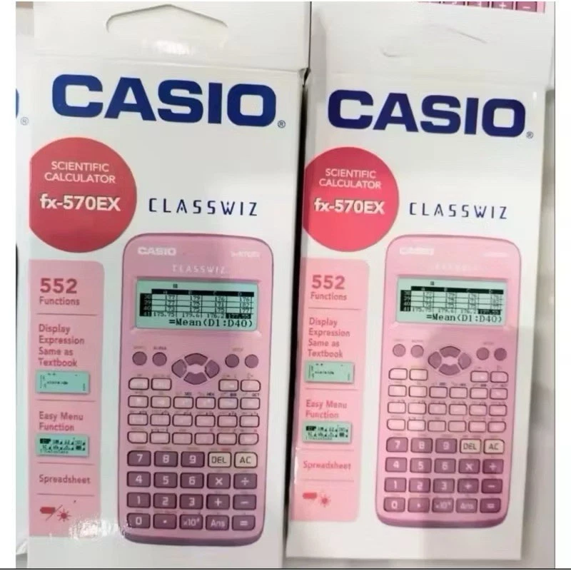 Original Casio Scientific Calculator Classwiz (FX-570EX-Pink) Suitable for All - Image 3 of 4