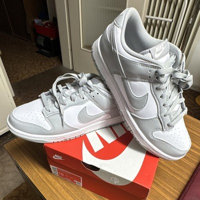 Nike Dunk Low Retro Sneaker Low Top Grau Weiß Herren EU 44 MPN HF5441-105