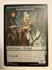 Llanowar Elves 1x TOKEN MtG ENGLISH Time Spiral Remastered NM