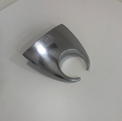 Gamma & MG Bross Hair Dryer Holder in Polish Aluminum 5.9''W x 5.9''D x 1.2'' H