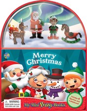 Phidal Merry Christmas My Mini Busy Books - Activity Books for kids, 10-page...