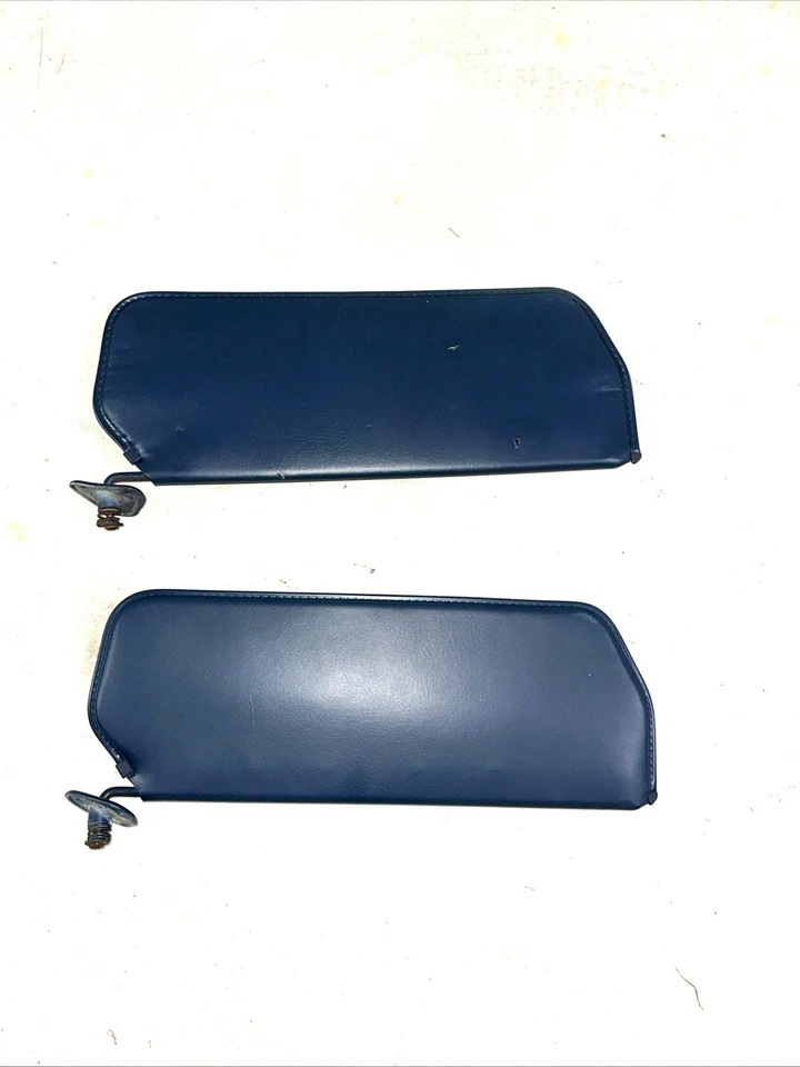 1973 - 87 OEM Chevy GMC C/K грузовик солнцезащитный козырек левая правая пара синий - Изображение 2 из 4