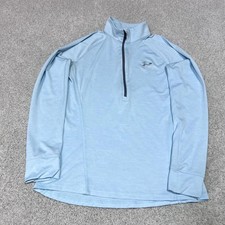 Under Armour Activewear Jacket Women  s Blue Long Sleeve 1/2 Zip Size Small