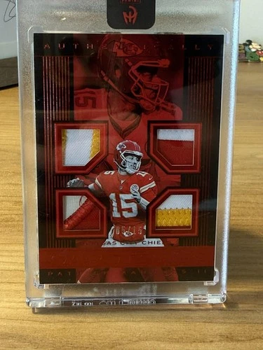 2025 Panini Authentically Patrick Mahomes Capstones Jersey Patch /15
