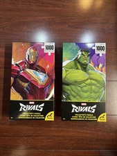 Marvel Rivals Iron Man Incredible Hulk 1000 Piece Collectors Puzzles New Sealed
