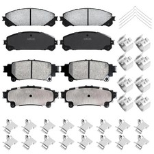 Front Rear Ceramic Brake Pads Fit for Toyota Sienna 2011-2020, for Highland...