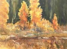 Delander Art, Impressionist Original Landscape, Contemporary Oil Painting