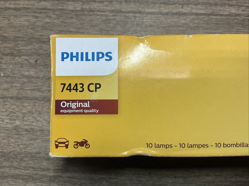 10x- 7443 Philips Tail Light Bulb Lamps - Image 2 of 3