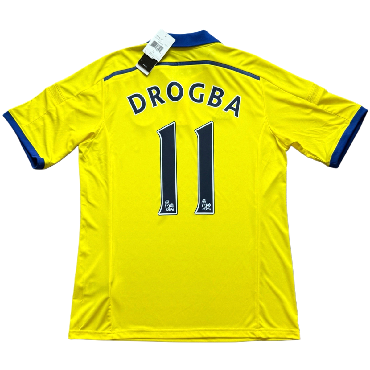 2014/15 Chelsea Away Jersey #11 Drogba Large adidas Soccer Premier