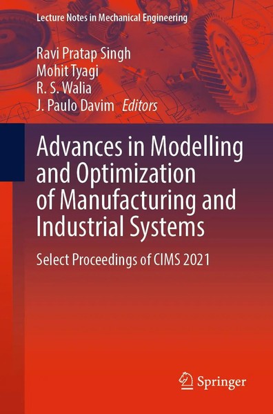 Ravi Pratap Singh (U. A.) | Advances in Modelling And Optimization Of...-image