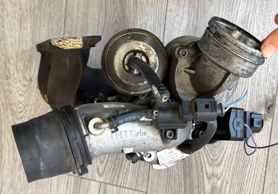 Turbocompresor Audi A3 2008 2009 2010 2011 2012 2013 06J145701N, original OEM Foto 4 de 4