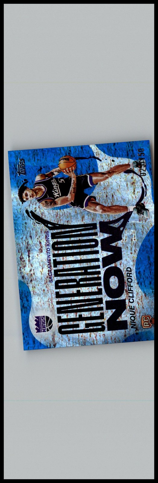 2025-26 Topps #GN-24 Nique Clifford Generation Now Blue Holo Foil #/150