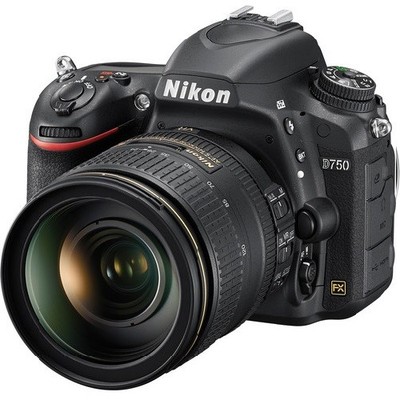 Nikon D750 24.3 MP Digital SLR Camera - Black (with DX VR 24-120mm