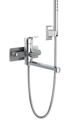 Pulse showerspas 3030-WMTF-CH Niagara Wall Mounted Tub Filler in Chrome READ DES