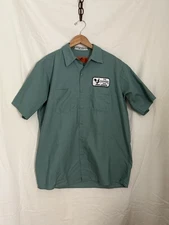 Red Kap The Farmers Inn Staff Uniform Short Sleeve Work Shirt Large