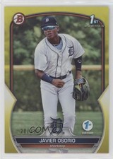 2023 Bowman 1st Edition Yellow Foil 20/75 Javier Osorio #BPPF-4 00jv