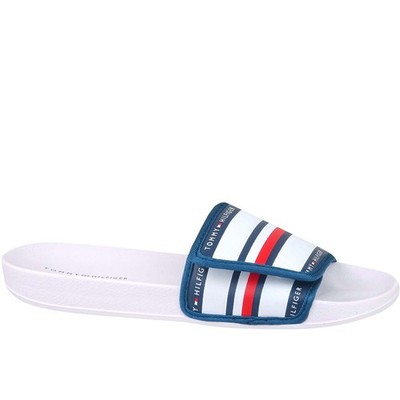 Schuhe Wasser Kinder Tommy Hilfiger Maxi Pool Slide T3B0322721172100 Weiß