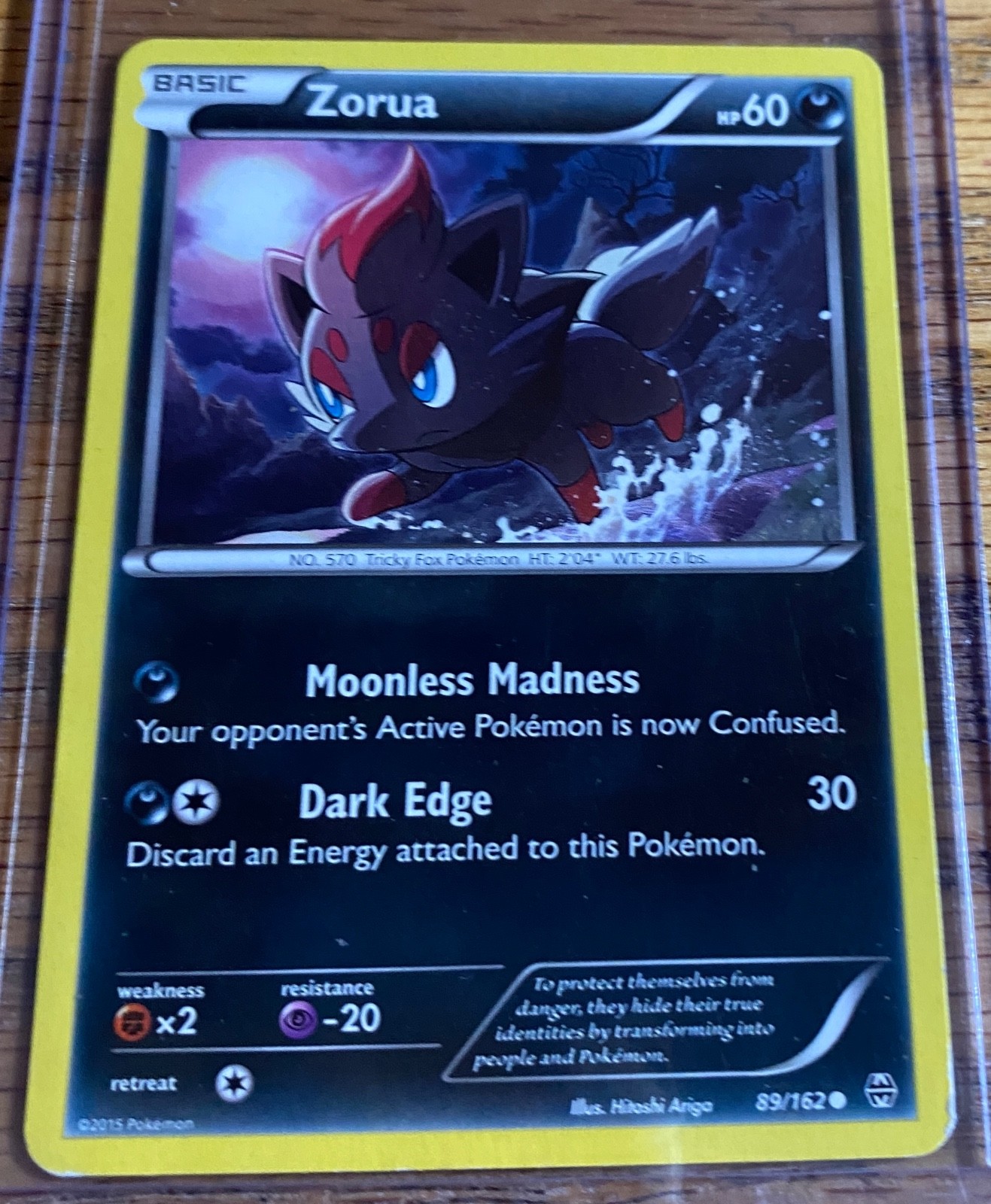 Zorua 89/162 Pokemon XY - BREAKthrough Common LP