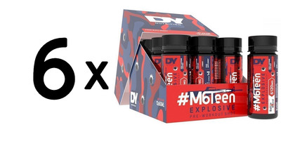 6 x Dorian Yates #M6Teen Explosive Pre-Workout Shot, Cherry - 12 (30,09 EUR/L)