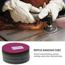 Professional 3in Sanding Discs 60pcs Assortment Ideal for Wet & Dry Sanding 0.27 per gallon