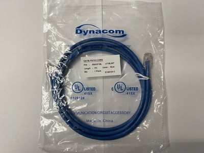 DYNACOM 7FT CAT5E PATCH CORD (BLUE)