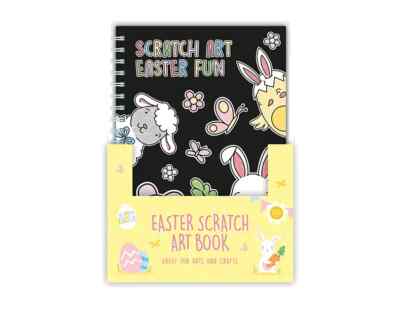 Ostern Scratch Art Buch - Interaktiver Kratzspaß - Fun Doodles