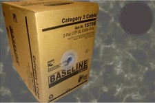 NETWORK CABLE, CAT3, 1000FT