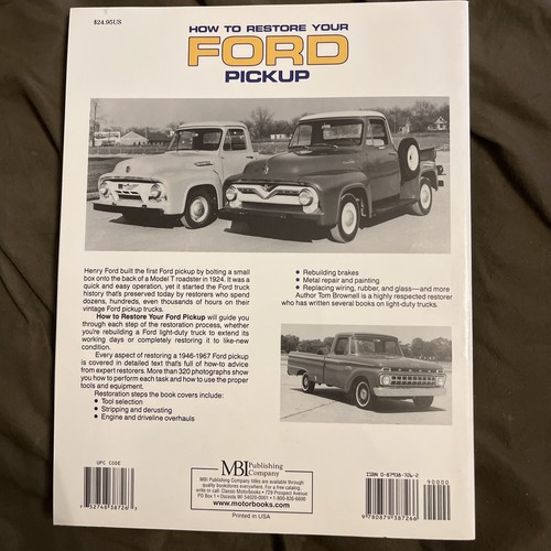 Motorbooks Workshop Ser.: How to Restore Your Ford Pick-Up by Tom Brownell... - Imagen 2 de 4