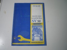 MANUALE D'OFFICINA PEUGEOT SV 50