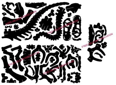 FRED NELSON FABRICATION BIGGER Dinosaur dxf file on CD for 5/16th steel. CNC Plasma, laser, water jet