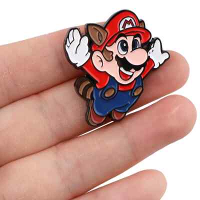 Super Mario Game Series Tanooki Suit Character Flying Enamel Super Mario Game Series Tanooki Suit Character Flying Enamel