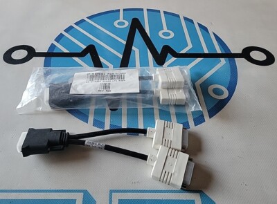 Lot of 2 Dell H9361 DMS-59 to Dual DVI-I Video Monitor Y Splitter Adapter Cables