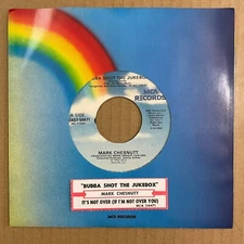 MARK CHESNUTT Bubba Shot The Jukebox / It's Not Over 45 MCA MCAS7-54471 NEW +ts