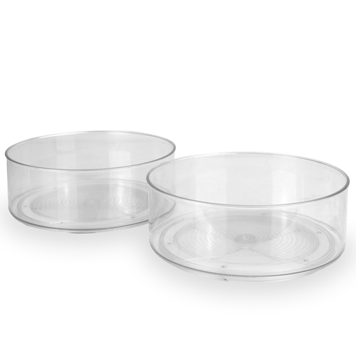 Set of 2 Revolving Organisers Kitchen storage Cupboard Organiser Pukkr