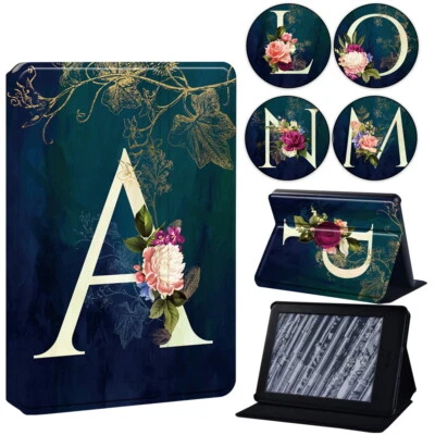 Initial Leather Stand Cover Case For Amazon Kindle(8th 10th Gen)/Paperwhite12345