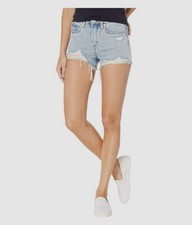 88 Blank NYC Women Blue Denim Jean Casual Cut-Off Ripped Short Shorts Size 29