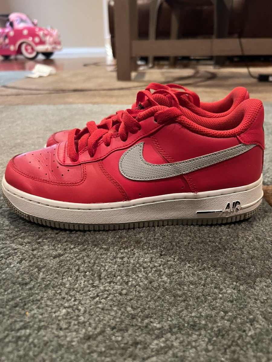 air force ones red and pink