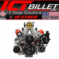 LS Truck Saginaw Power Steering Pump & Alternator Bracket Kit LSX 4.8L 5.3L 6.0L