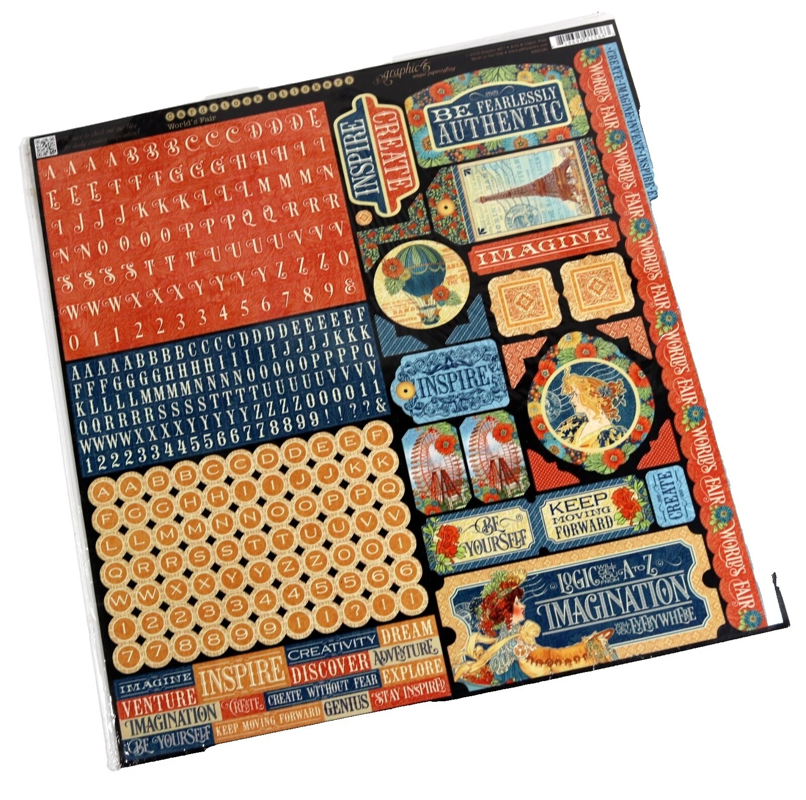 Pegatinas Scrapbooking Graphic 45 formas