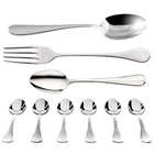 Set of 3 Tableware Spoon Spoon Fork Steel Restaurant 466