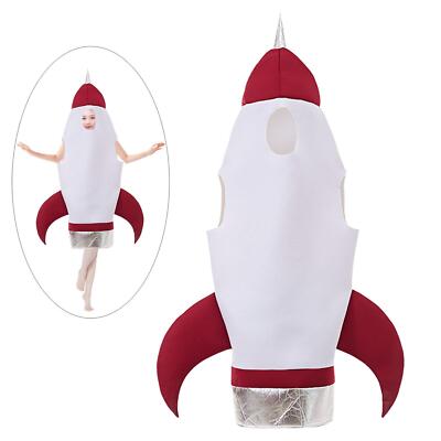 JUST FOR PARTY Kids Rocketship Costume - Spaceship Dress Up For Toddlers Ages 2-4