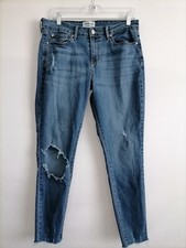 DENIZEN from Levi's Women's Mid-Rise Skinny Blue Jeans Size see Measurements