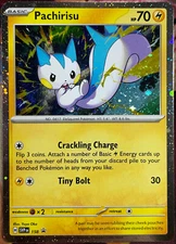 Pachirisu Cosmos Holo Black Star Promo - SVP158 - Scarlet & Violet Pokemon 2024