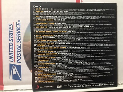 RARE DVD Card Sleeve Año De Exitos V3 Rabiosa Shakira Pitbull Sandra Echavarría