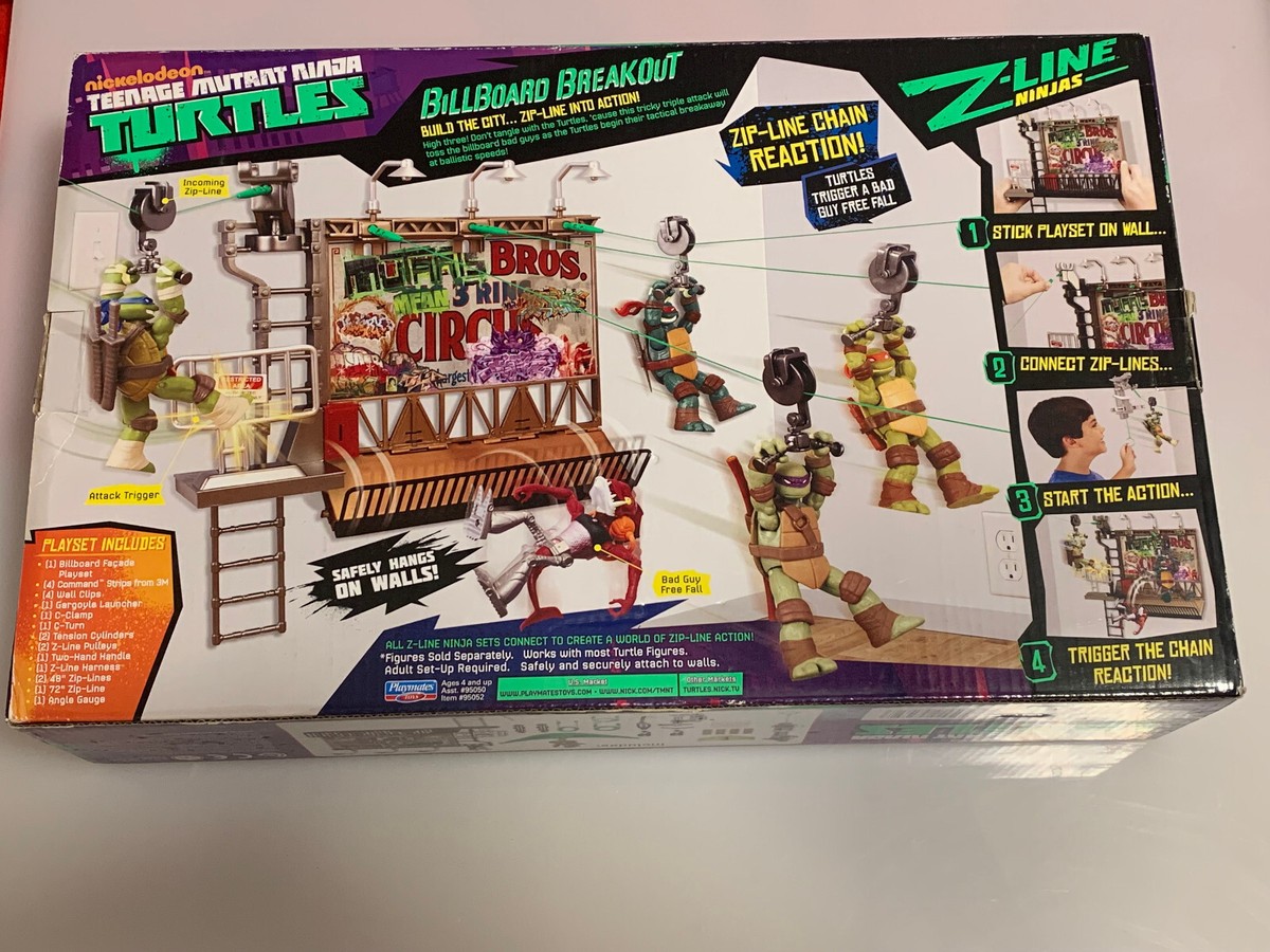 Nickelodeon Playmates #95052 TMNT Z-Line Ninjas BILLBOARD