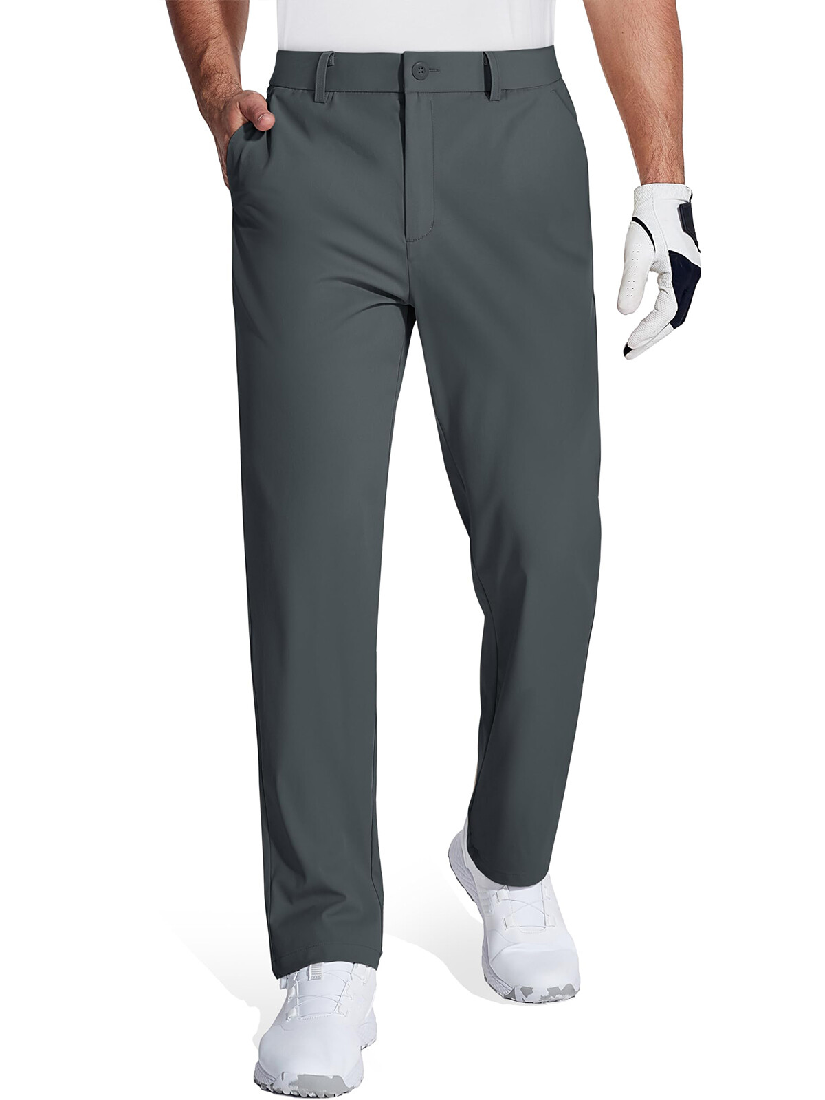 Pants Stretch Dress Pants Quick Dry Lightweight Pleatless Wo