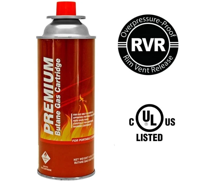 New Butane Fuel Gas Canisters Portable Camp Camping Stove Cartridge 1-24  Can lot | eBay