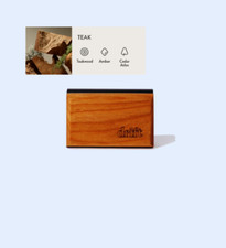 Drift Car Air Freshener Wood Air Freshener Car Odor Eliminator - Teak 1 pack