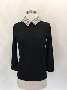 Nwt J Crew Collared Tippi Sweater Sz S Black Sp18 H7978 Soldout J